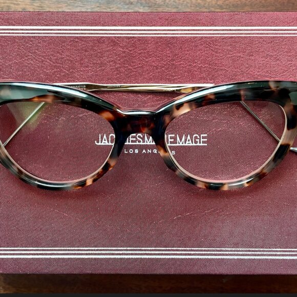 Jacques Marie Mage Limited Edition Rose Gold Joan Cateye Eyeglass Frame - Picture 7 of 13